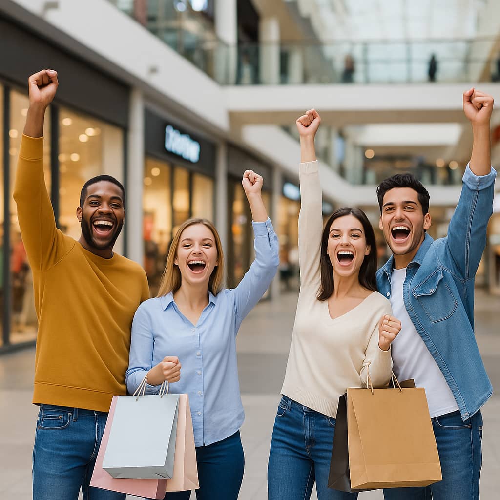 People cheering their everyday savings with Where To Enjoy employee and member benefits